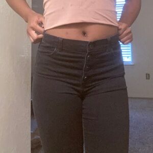 Black súper skinny jeans